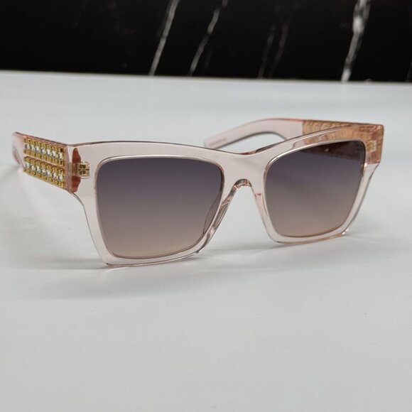 NEW GV40076I 72B GIVENCHY WOMEN SUNGLASSES TRANSPARENT PINK EYEWEAR GIVENCHY - Picture 5 of 11